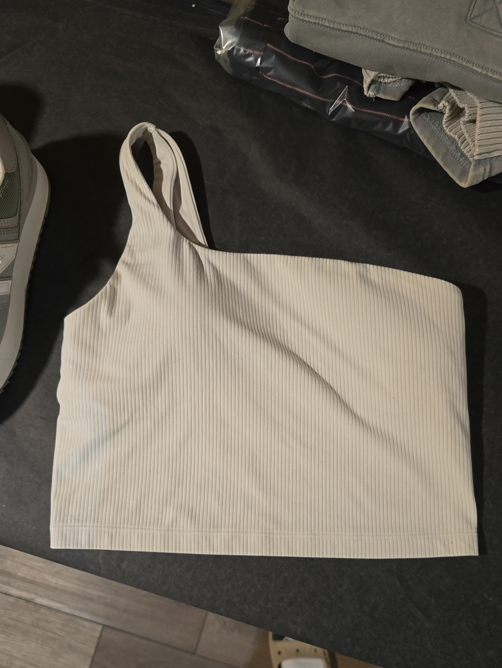 Lululemon Simple Ribbed One Shoulder Tank In Black - Picture 5 of 11